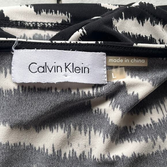 Calvin Klein Black & White Tank Top Size Large - Picture 3 of 11